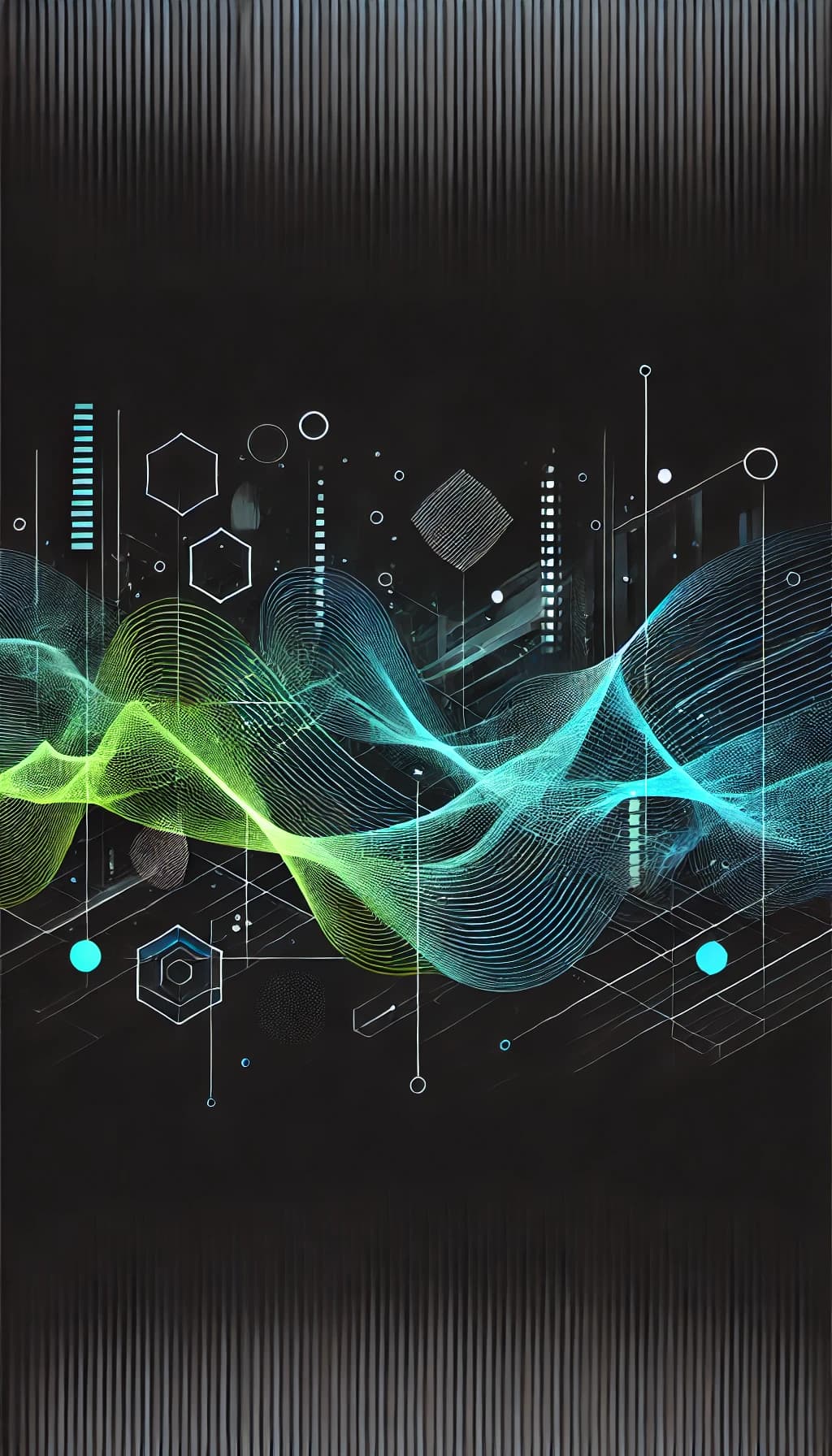 Abstraktes futuristisches Muster